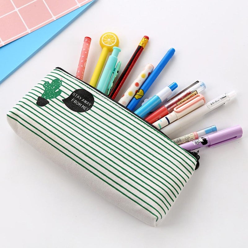 woobles Cartoon Stationery Pencil Case┃ Cute Pouch Pen Case Desk Pencil Holder ┃Cosmetic Makeup Organizer Bag ┃School Supplies Pouch Pencil Case with Zipper Closure (C) - Image 4